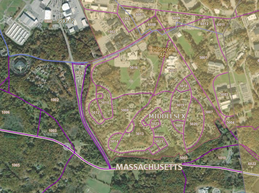 Hanscom Census Blocks